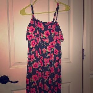 floral romper that looks like a dress